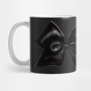 Black Gothic Classic Ribbon (Black Background) Mug